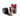 Front view of front packaging and Roll of RockTape Go Standard precut Black tape on a white background